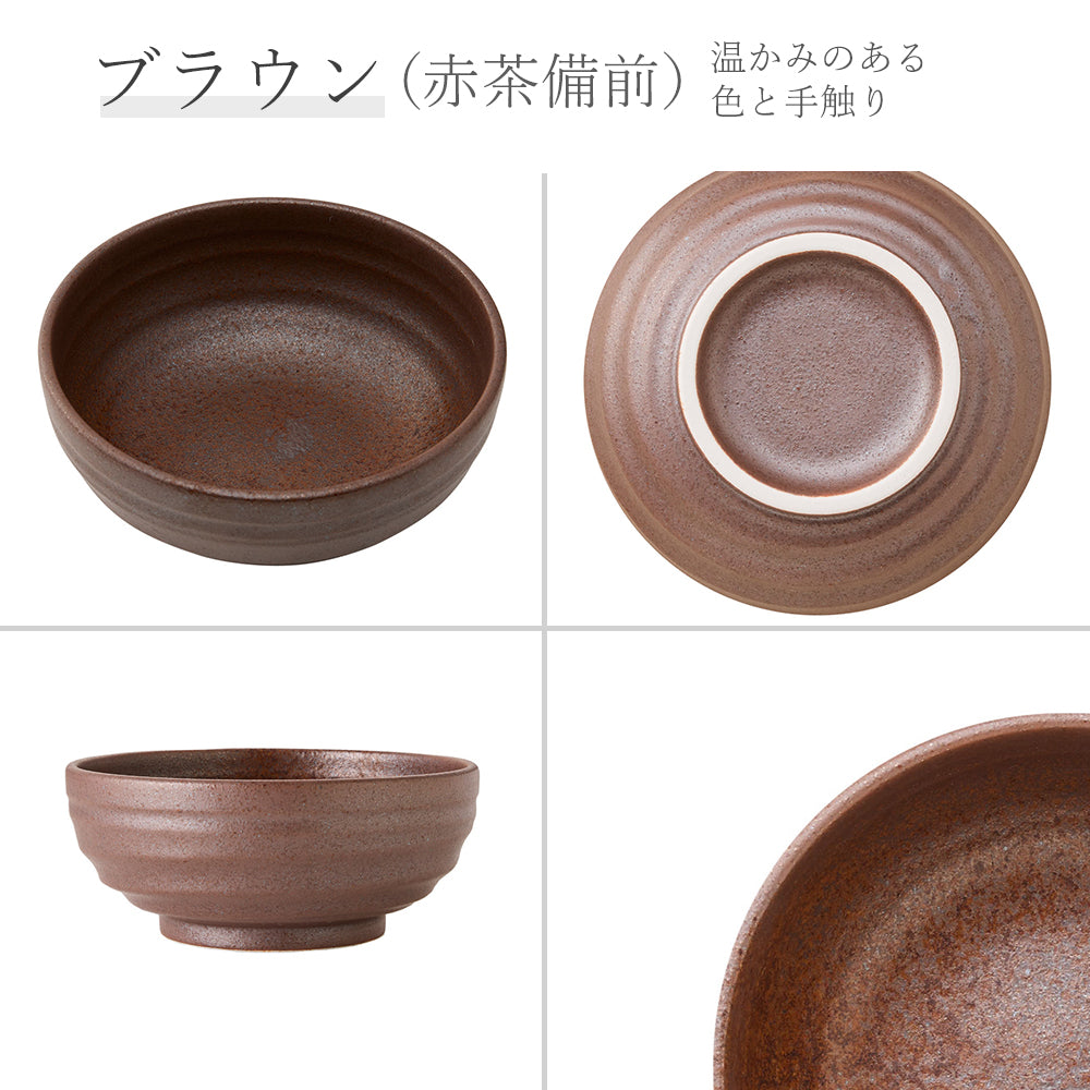 鳴門 深鉢 赤茶備前