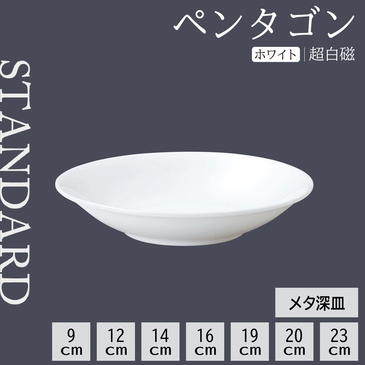 ペンタゴン メタ深皿