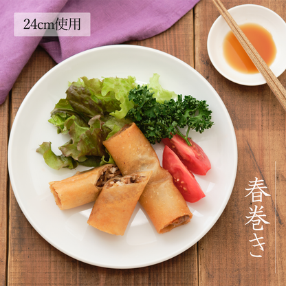 白中華 メタ玉皿 ホワイト
