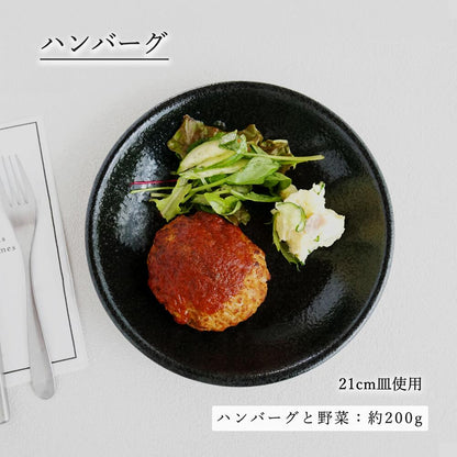 ユーラシア 深皿 黒耀