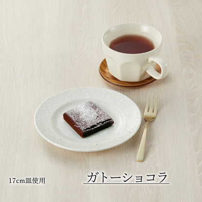 ベーシック リム玉皿 粉引