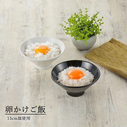 白中華 切立ライス碗 ホワイト