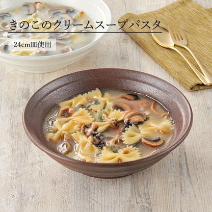 鳴門 麺鉢 赤茶備前