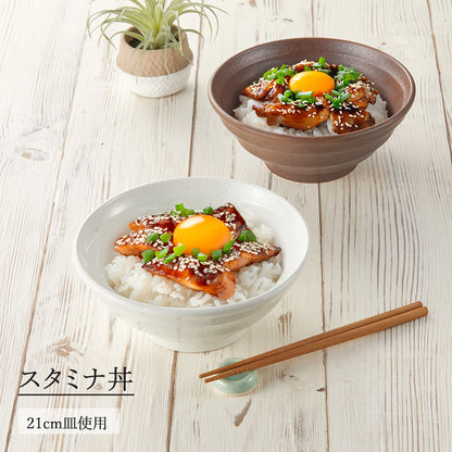 鳴門 丼 粉引