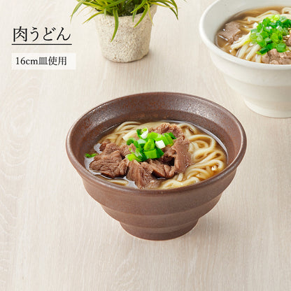 鳴門 深丼 赤茶備前