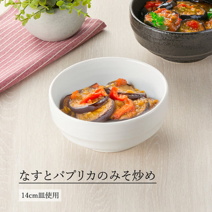 鳴門 深鉢 ホワイト