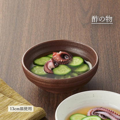 鳴門 浅鉢 赤茶備前