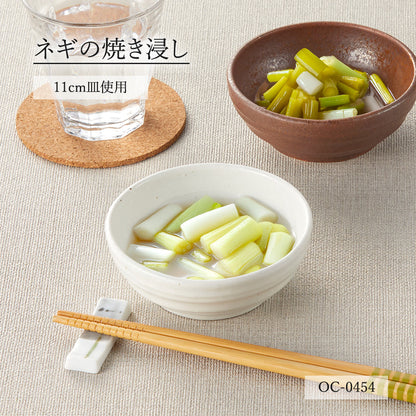 鳴門 浅鉢 粉引