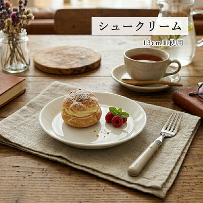 プラット 丸皿 ホワイト