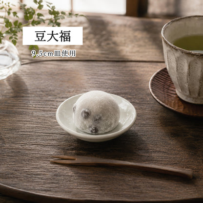 和風中華 メタ玉深皿 粉引