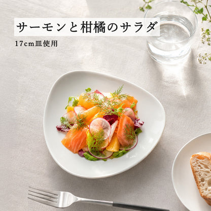 トライアングル 深皿 ホワイト