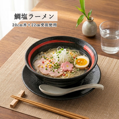 鳴門 丼 黒耀 赤刷毛目