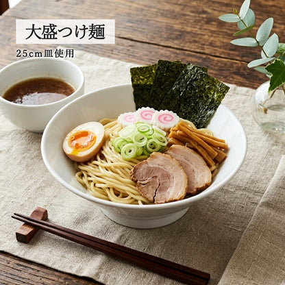 白中華 切立高台丼 ホワイト