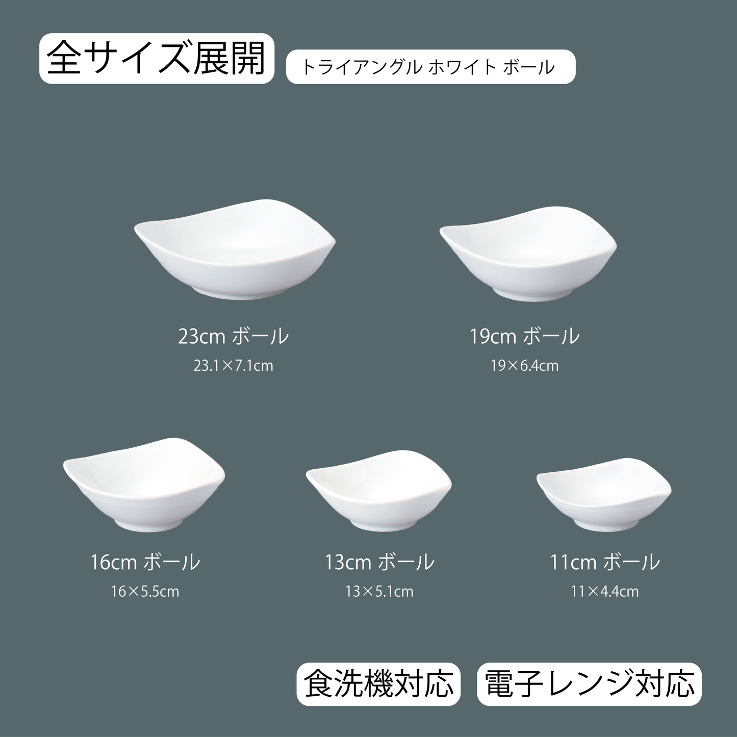 トライアングル ボール ホワイト