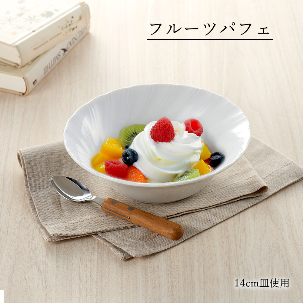 ホワイトシェル 深皿 ホワイト