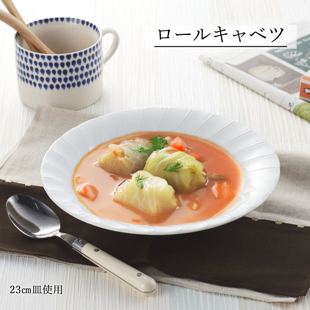 ホワイトシェル 深皿 ホワイト