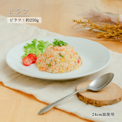 水明 丸皿 ホワイト